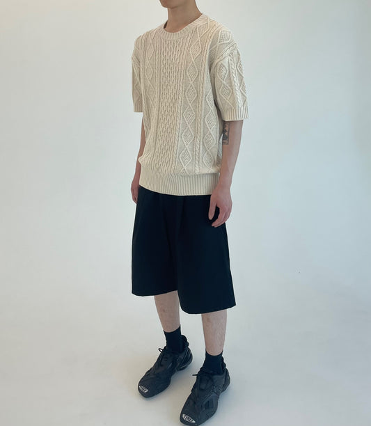 SEA BREEZE SHORT SLEEVE SWEATER