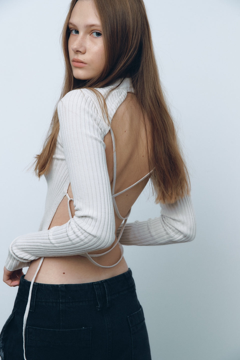 SENSUAL BACKLESS ELEGANT TOP