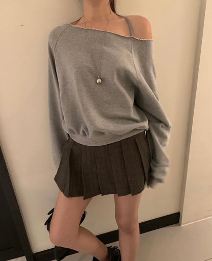 [PRE-ORDER] STYLISH FALL MINI PLEATED SKIRT WITH BUILT-IN SHORTS