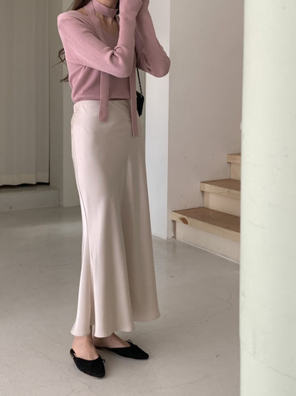 [PRE-ORDER] LUXURIOUS ROMANCE SILK SKIRT