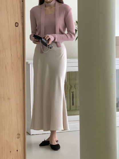 [PRE-ORDER] LUXURIOUS ROMANCE SILK SKIRT