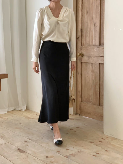 [PRE-ORDER] LUXURIOUS ROMANCE SILK SKIRT