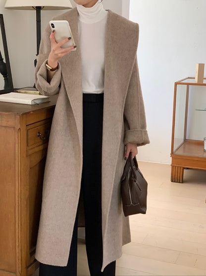 ALPACA LUXE SHAWL COLLAR COAT