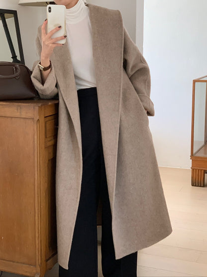 ALPACA LUXE SHAWL COLLAR COAT