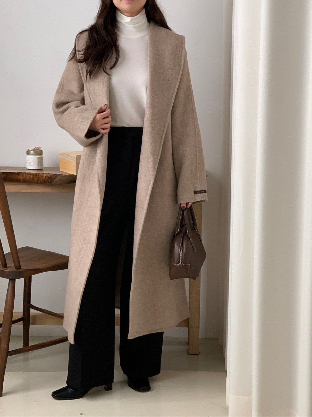 ALPACA LUXE SHAWL COLLAR COAT