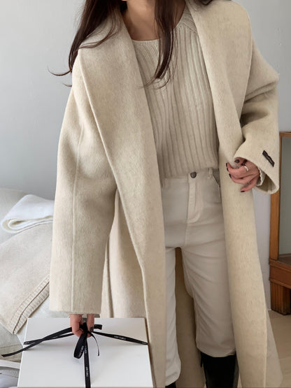 ALPACA LUXE SHAWL COLLAR COAT