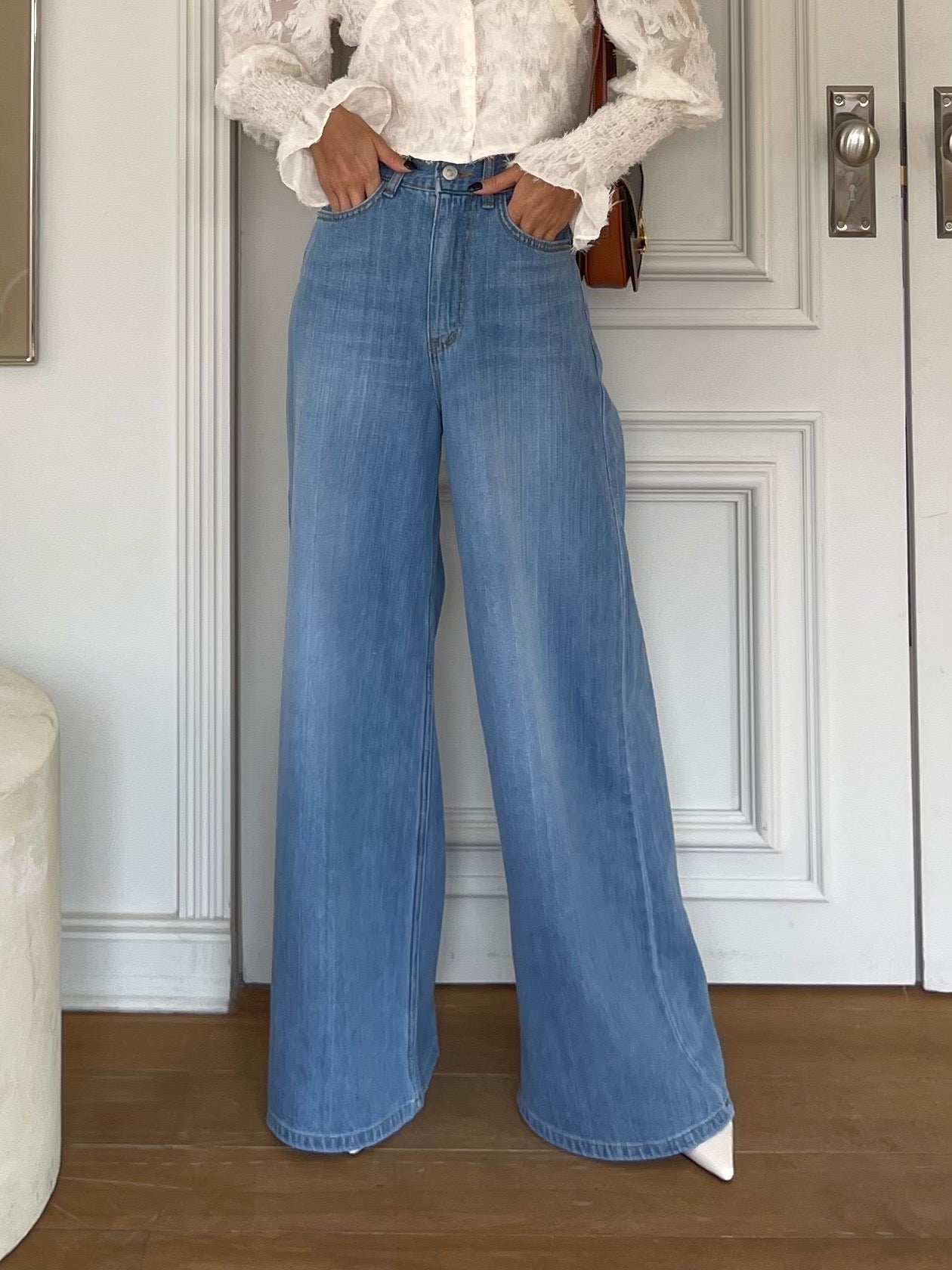 TRENDY WIDE FLARE JEANS