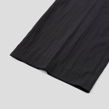 BACK STRETCH WIDE PLEATED PANTS