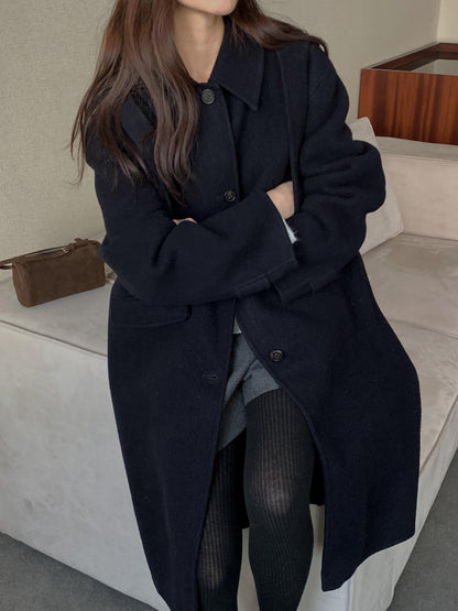 [PRE-ORDER] ÉTOILE HANDMADE WOOL COAT WITH DETACHABLE HOOD