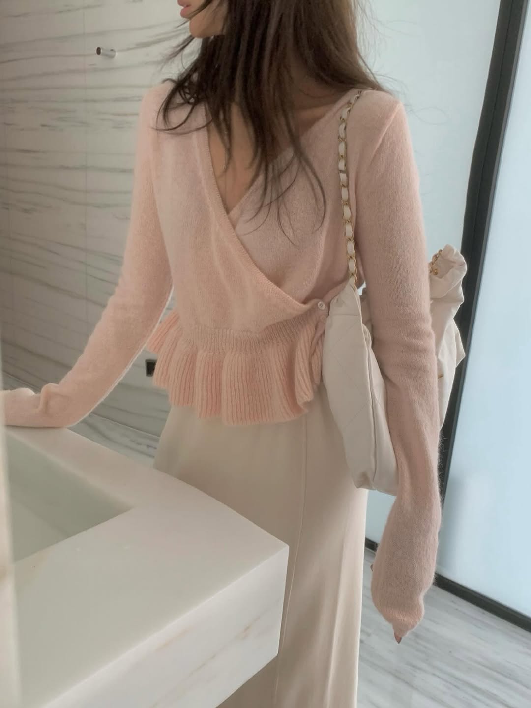 [PRE-ORDER]  SOFT HUG FRILL CARDIGAN