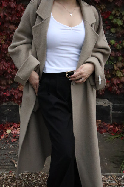 [PRE-ORDER] LUMIÈRE HANDMADE WOOL COAT