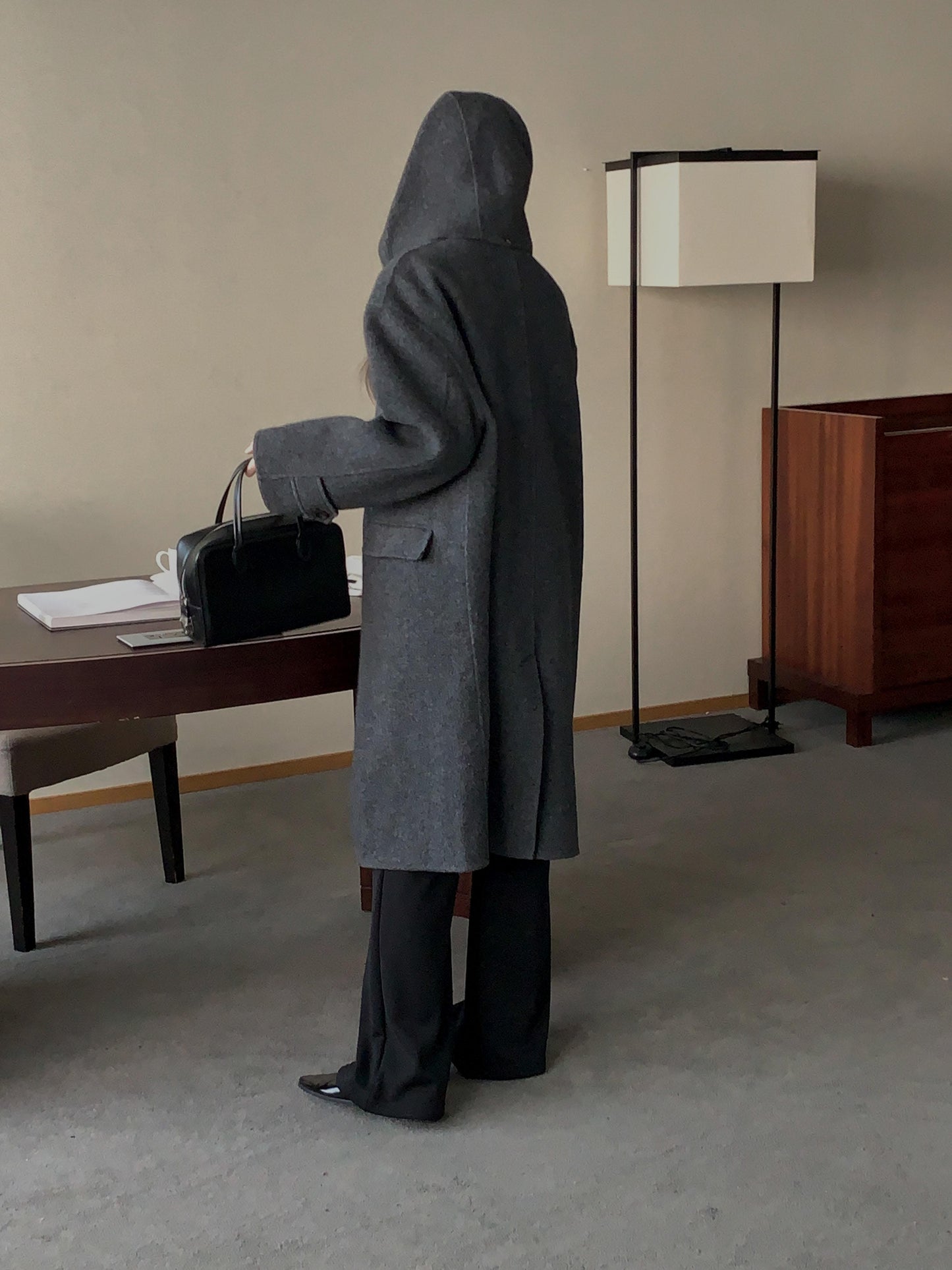 [PRE-ORDER] ÉTOILE HANDMADE WOOL COAT WITH DETACHABLE HOOD