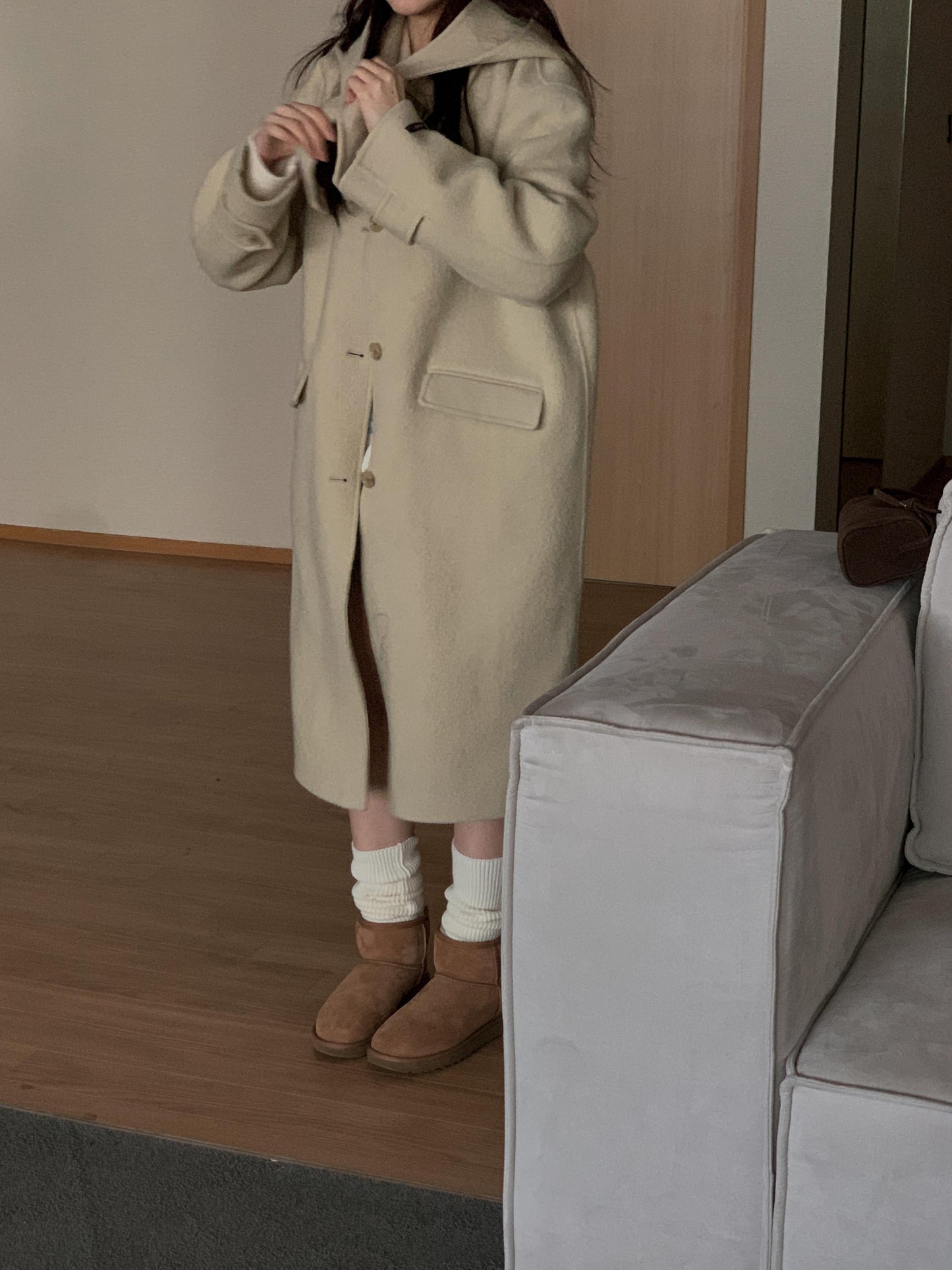 [PRE-ORDER] ÉTOILE HANDMADE WOOL COAT WITH DETACHABLE HOOD