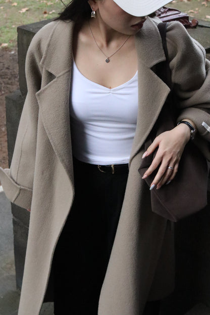 [PRE-ORDER] LUMIÈRE HANDMADE WOOL COAT
