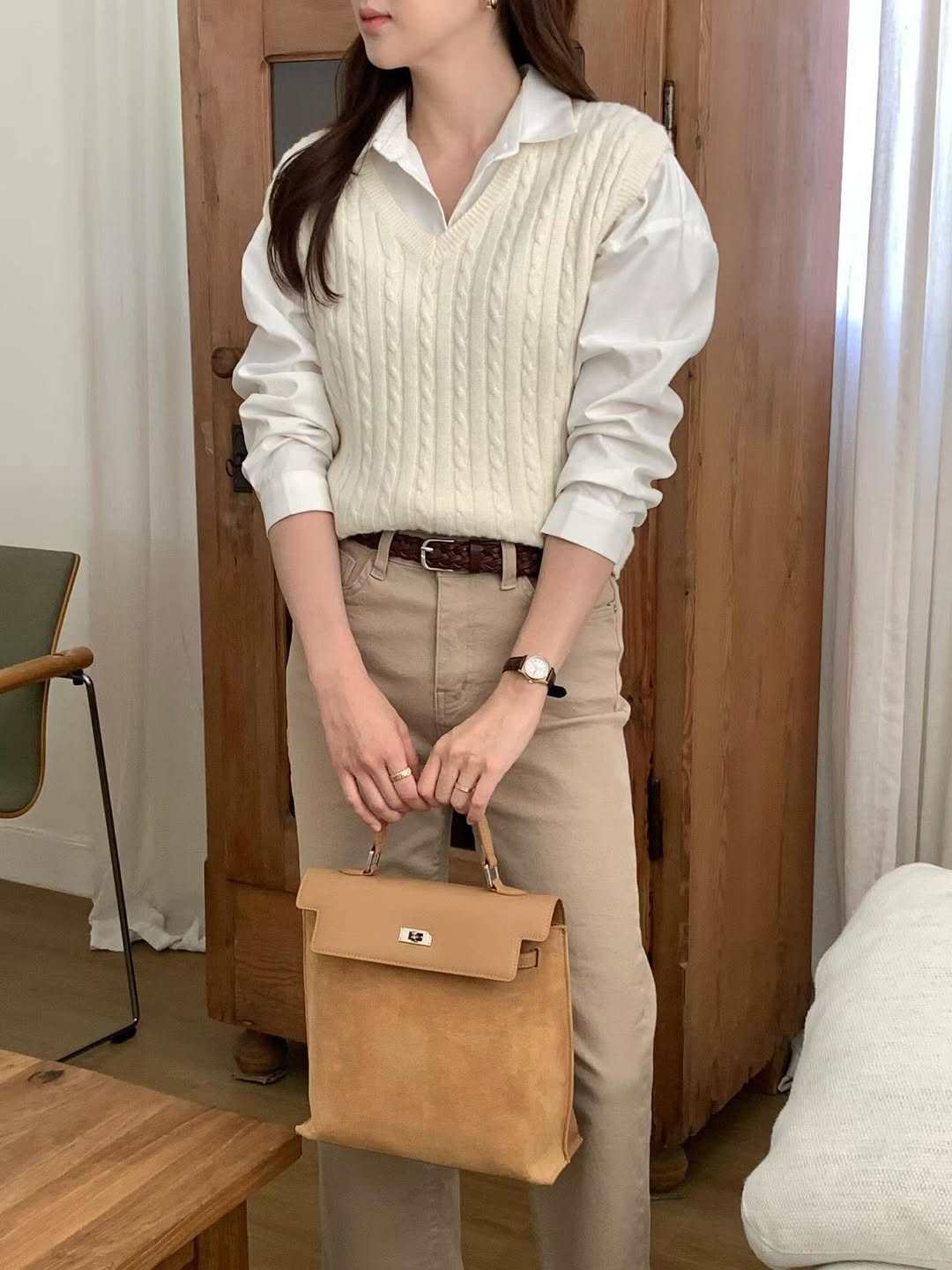 [PRE-ORDER]  REMAKE CLASSIC SUEDE SHOULDER BAG