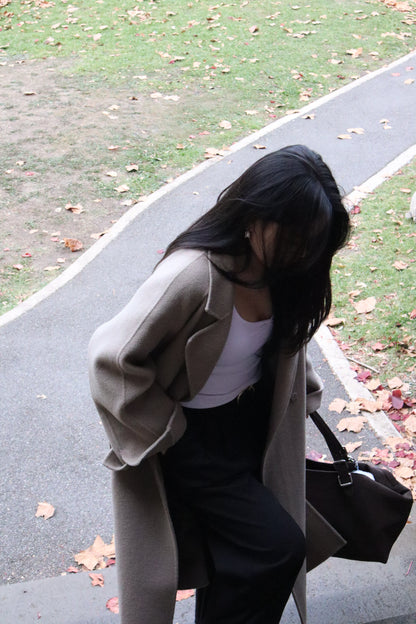 [PRE-ORDER] LUMIÈRE HANDMADE WOOL COAT