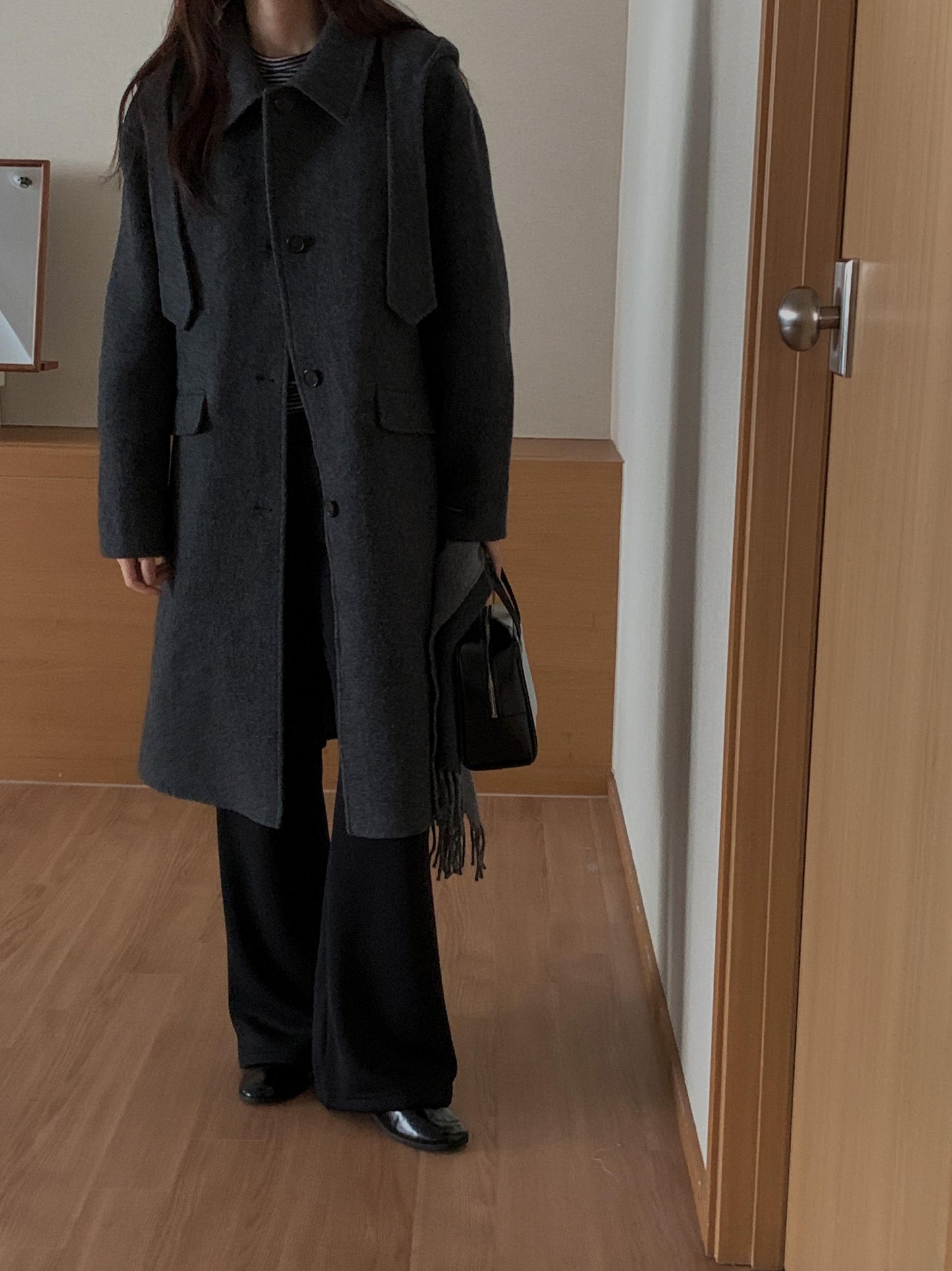 [PRE-ORDER] ÉTOILE HANDMADE WOOL COAT WITH DETACHABLE HOOD