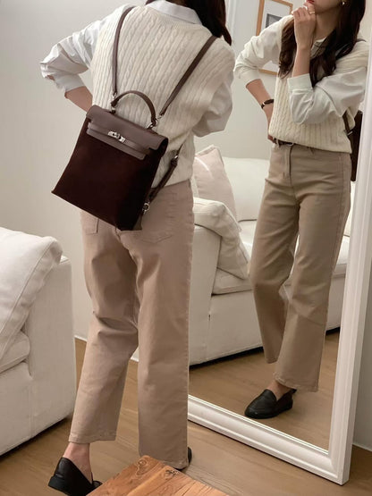 [PRE-ORDER]  REMAKE CLASSIC SUEDE SHOULDER BAG