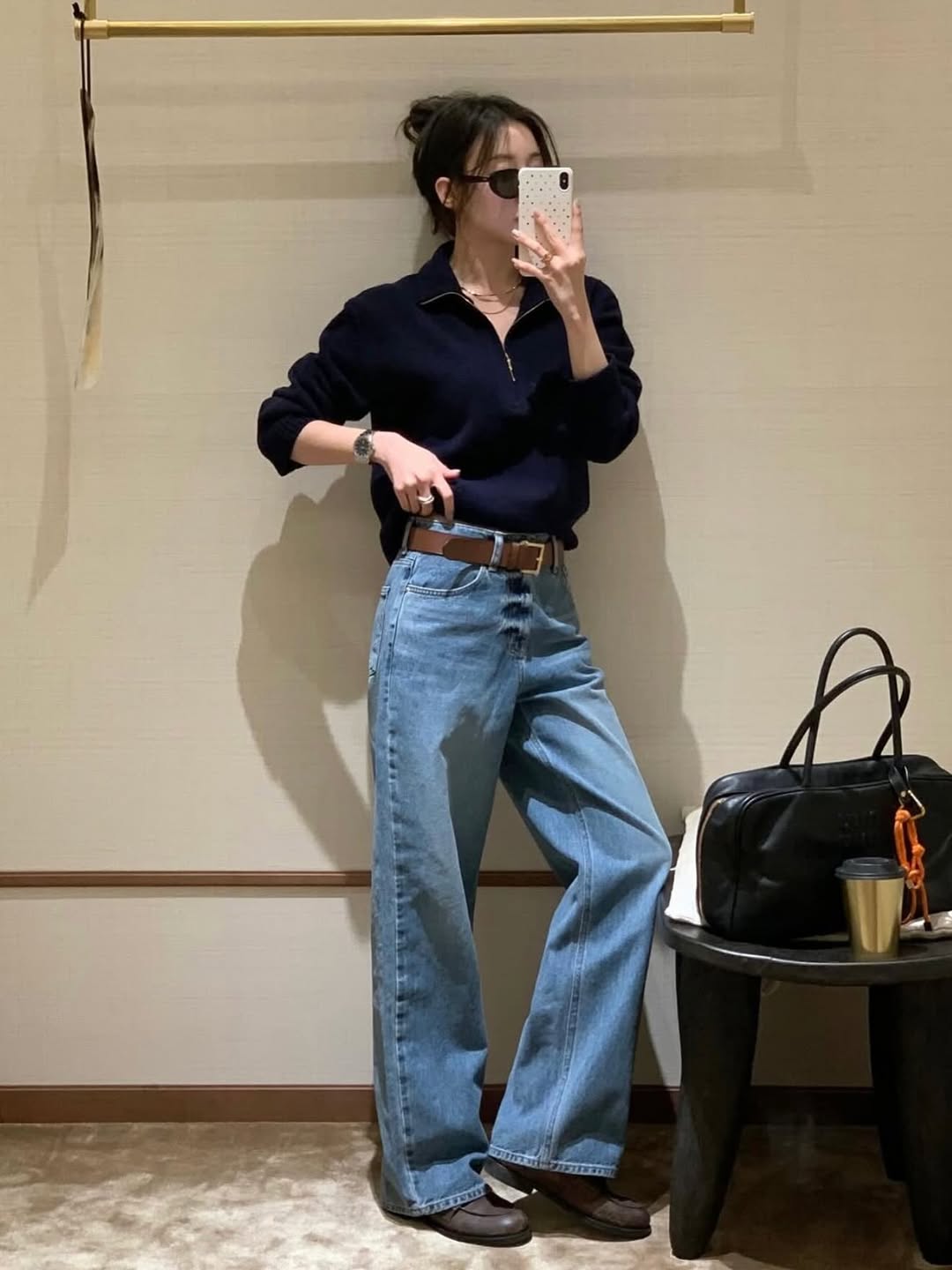 [PRE-ORDER]  AUTUMN RELAXED QUARTER-ZIP KNIT