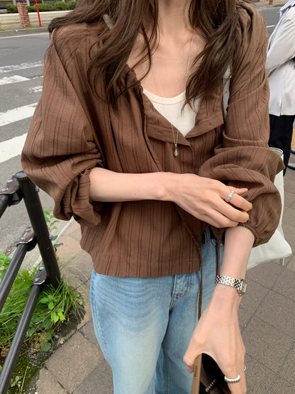 [PRE-ORDER] MILKY SHEER BOLERO BLOUSE