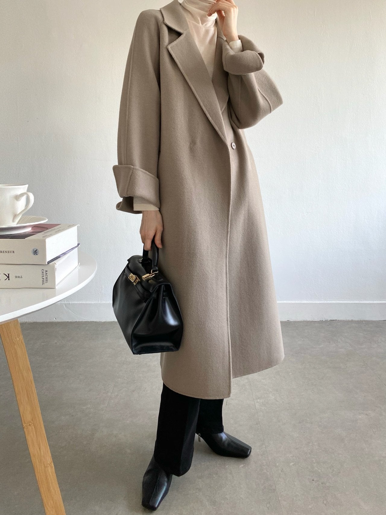 [PRE-ORDER] LUMIÈRE HANDMADE WOOL COAT