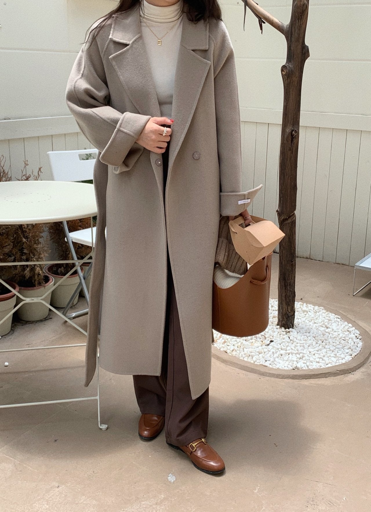 [PRE-ORDER] LUMIÈRE HANDMADE WOOL COAT