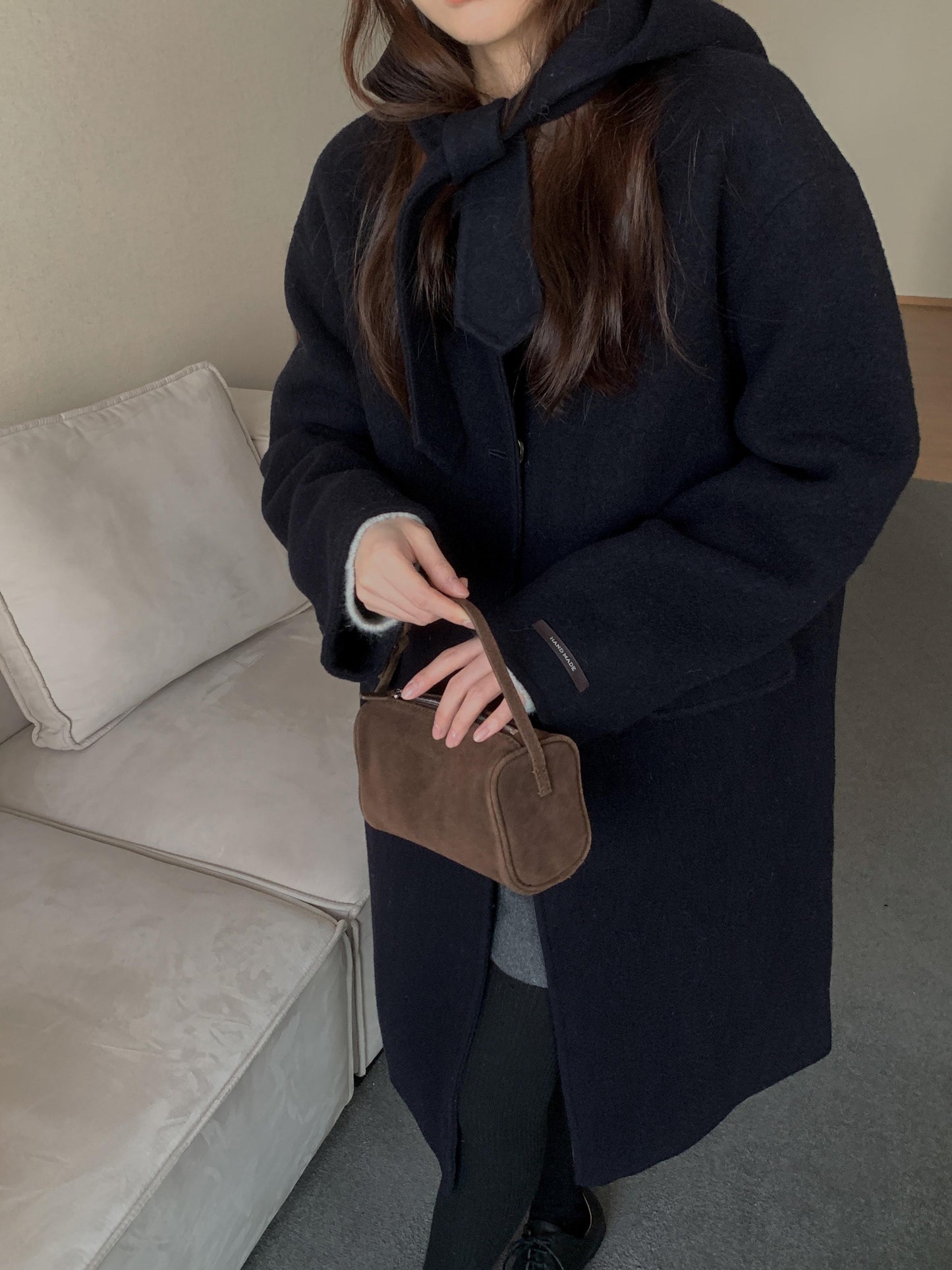 [PRE-ORDER] ÉTOILE HANDMADE WOOL COAT WITH DETACHABLE HOOD