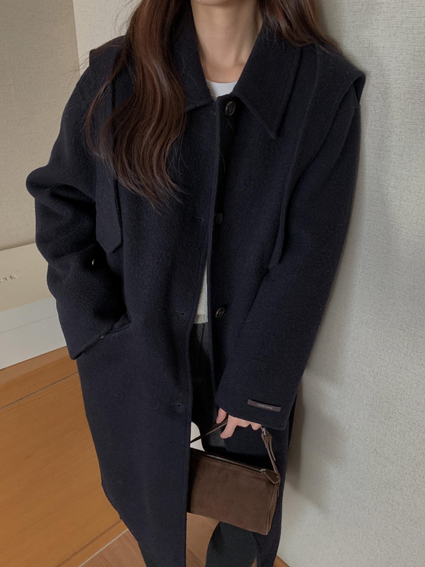 [PRE-ORDER] ÉTOILE HANDMADE WOOL COAT WITH DETACHABLE HOOD
