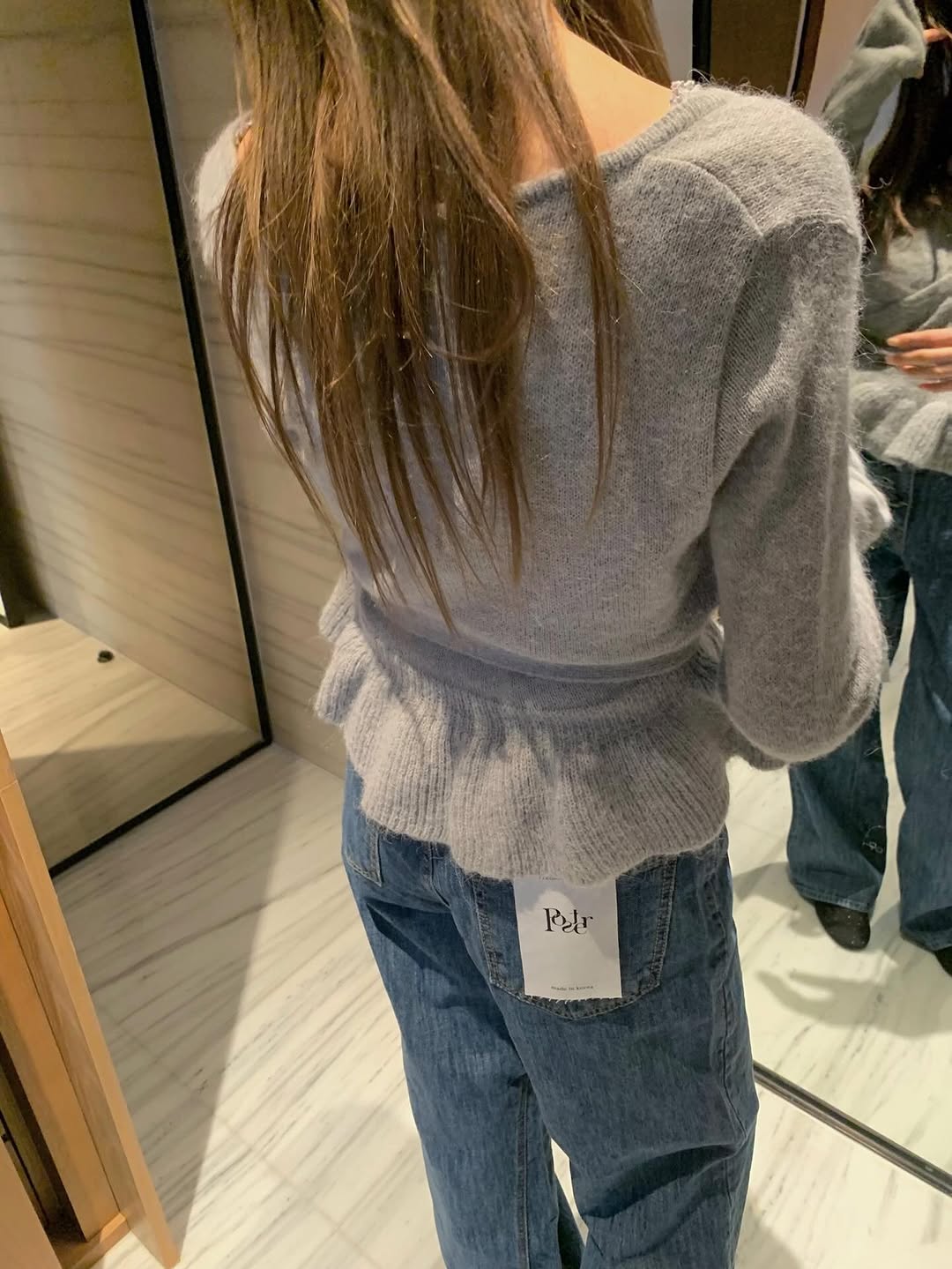 [PRE-ORDER]  SOFT HUG FRILL CARDIGAN