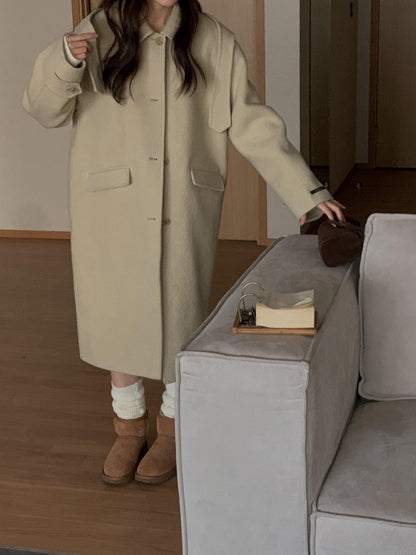 [PRE-ORDER] ÉTOILE HANDMADE WOOL COAT WITH DETACHABLE HOOD