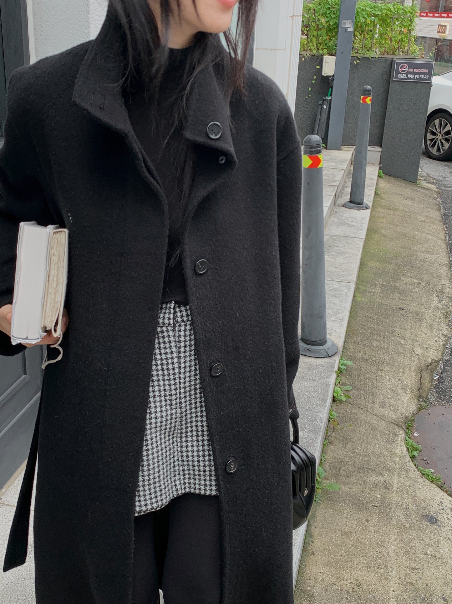 [PRE-ORDER] RUE HIGH NECK ALPACA BLEND HANDMADE COAT