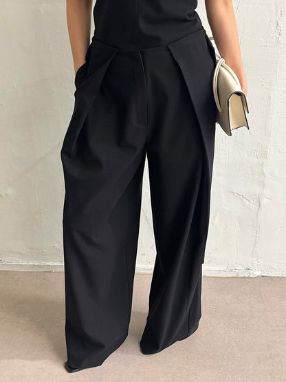[PRE-ORDER] SIGNATURE BELTED DRAPE TROUSERS