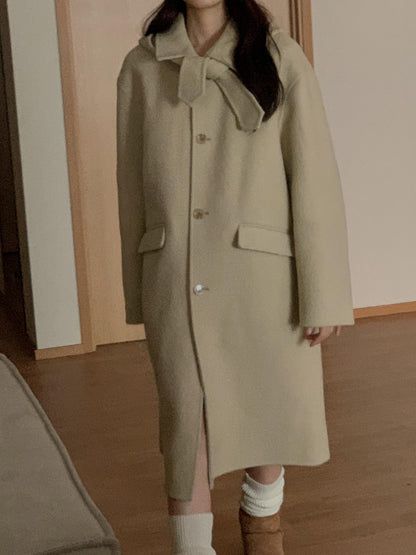 [PRE-ORDER] ÉTOILE HANDMADE WOOL COAT WITH DETACHABLE HOOD