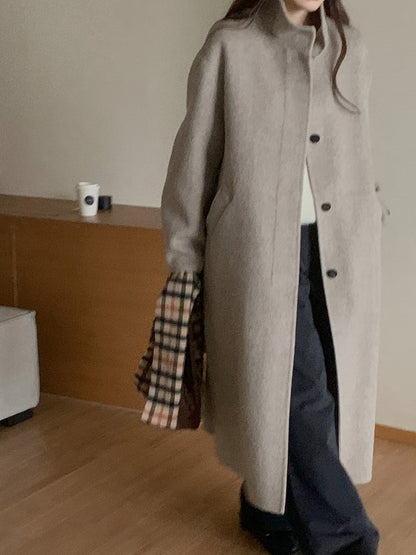 [PRE-ORDER] RUE HIGH NECK ALPACA BLEND HANDMADE COAT