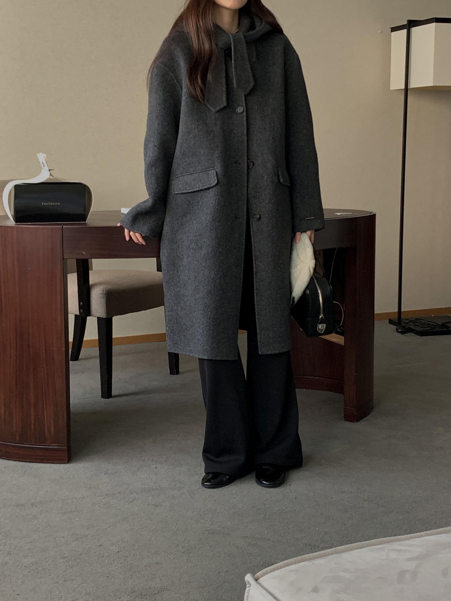 [PRE-ORDER] ÉTOILE HANDMADE WOOL COAT WITH DETACHABLE HOOD