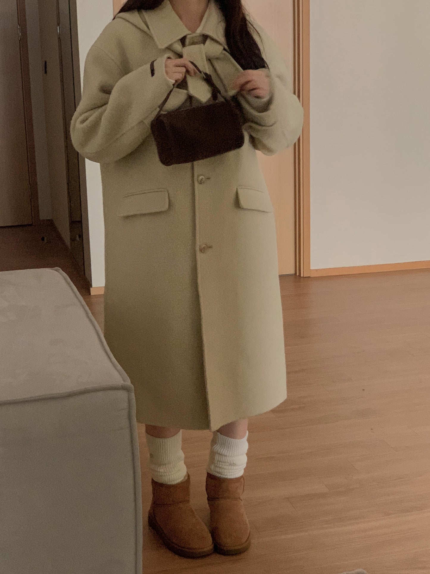 [PRE-ORDER] ÉTOILE HANDMADE WOOL COAT WITH DETACHABLE HOOD