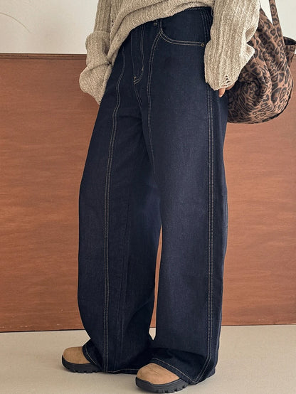 [PRE-ORDER] CURVE STITCHED FORM RAW DENIM