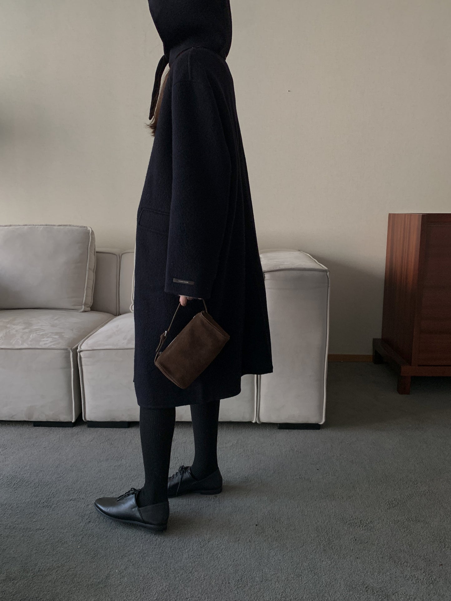 [PRE-ORDER] ÉTOILE HANDMADE WOOL COAT WITH DETACHABLE HOOD
