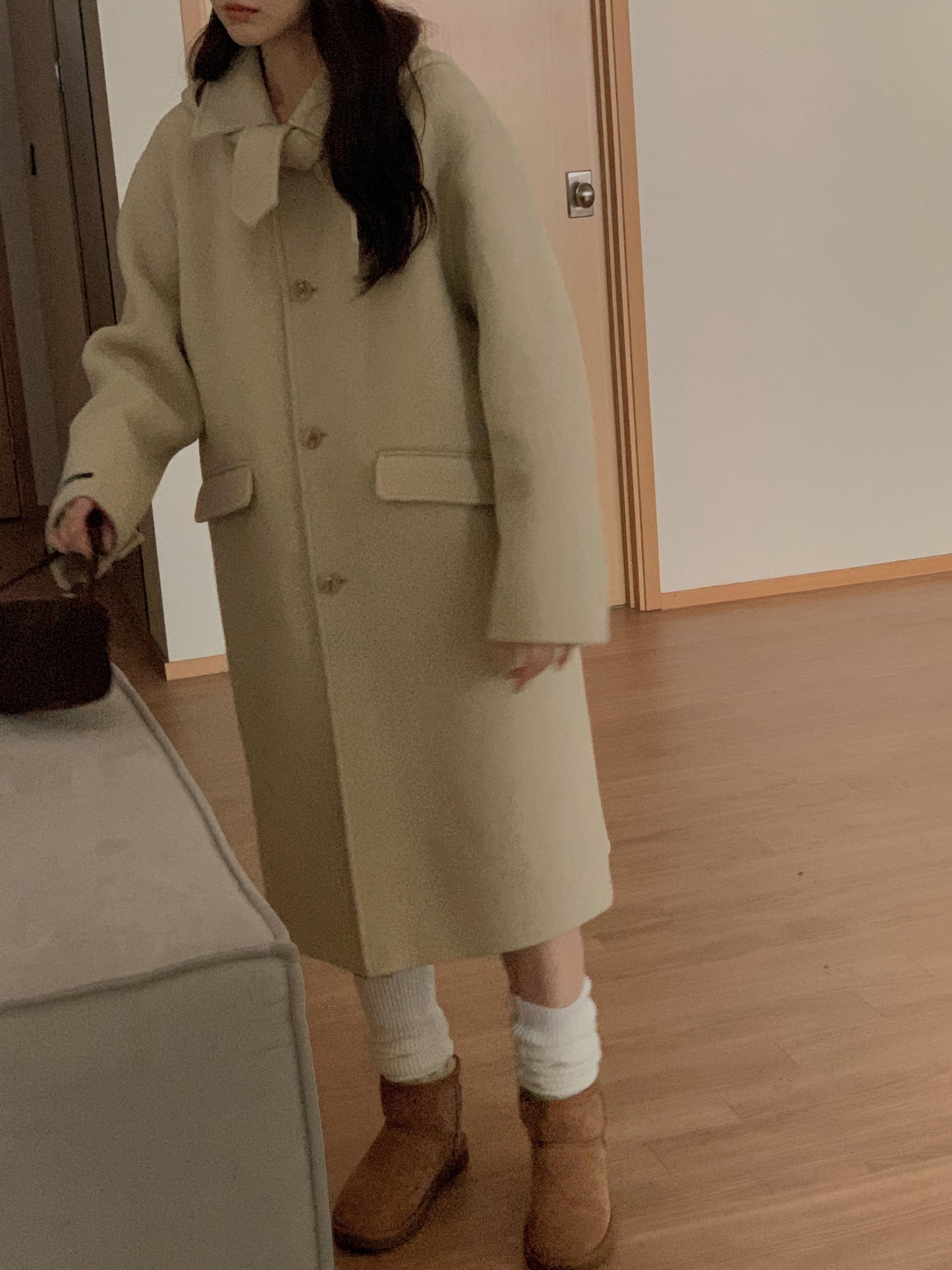 [PRE-ORDER] ÉTOILE HANDMADE WOOL COAT WITH DETACHABLE HOOD