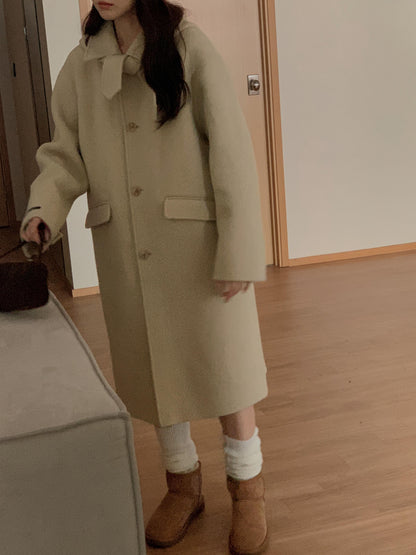 [PRE-ORDER] ÉTOILE HANDMADE WOOL COAT WITH DETACHABLE HOOD