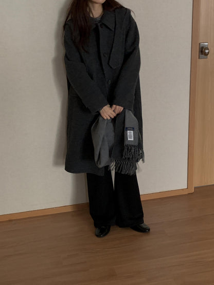 [PRE-ORDER] ÉTOILE HANDMADE WOOL COAT WITH DETACHABLE HOOD