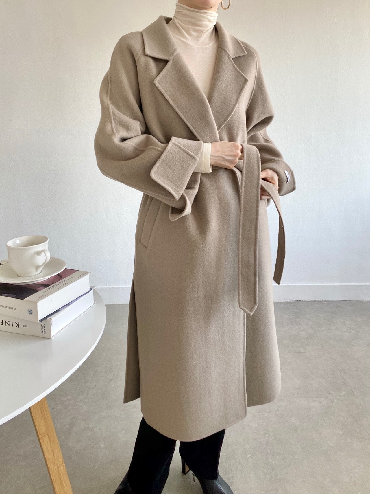 [PRE-ORDER] LUMIÈRE HANDMADE WOOL COAT