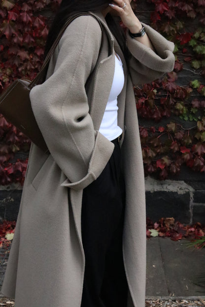 [PRE-ORDER] LUMIÈRE HANDMADE WOOL COAT
