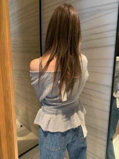 [PRE-ORDER]  SOFT HUG FRILL CARDIGAN