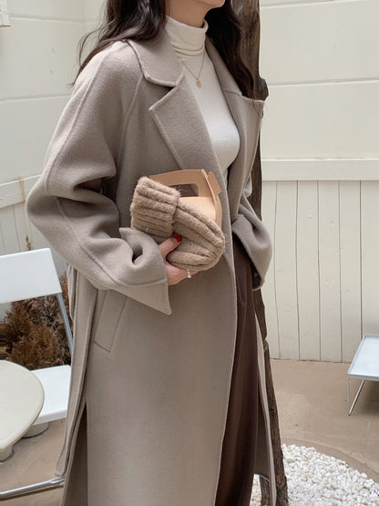 [PRE-ORDER] LUMIÈRE HANDMADE WOOL COAT