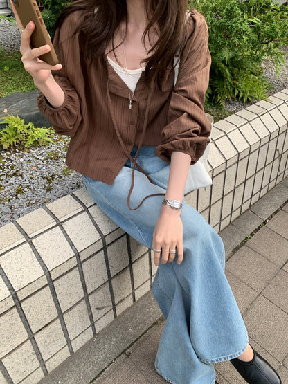 [PRE-ORDER] MILKY SHEER BOLERO BLOUSE