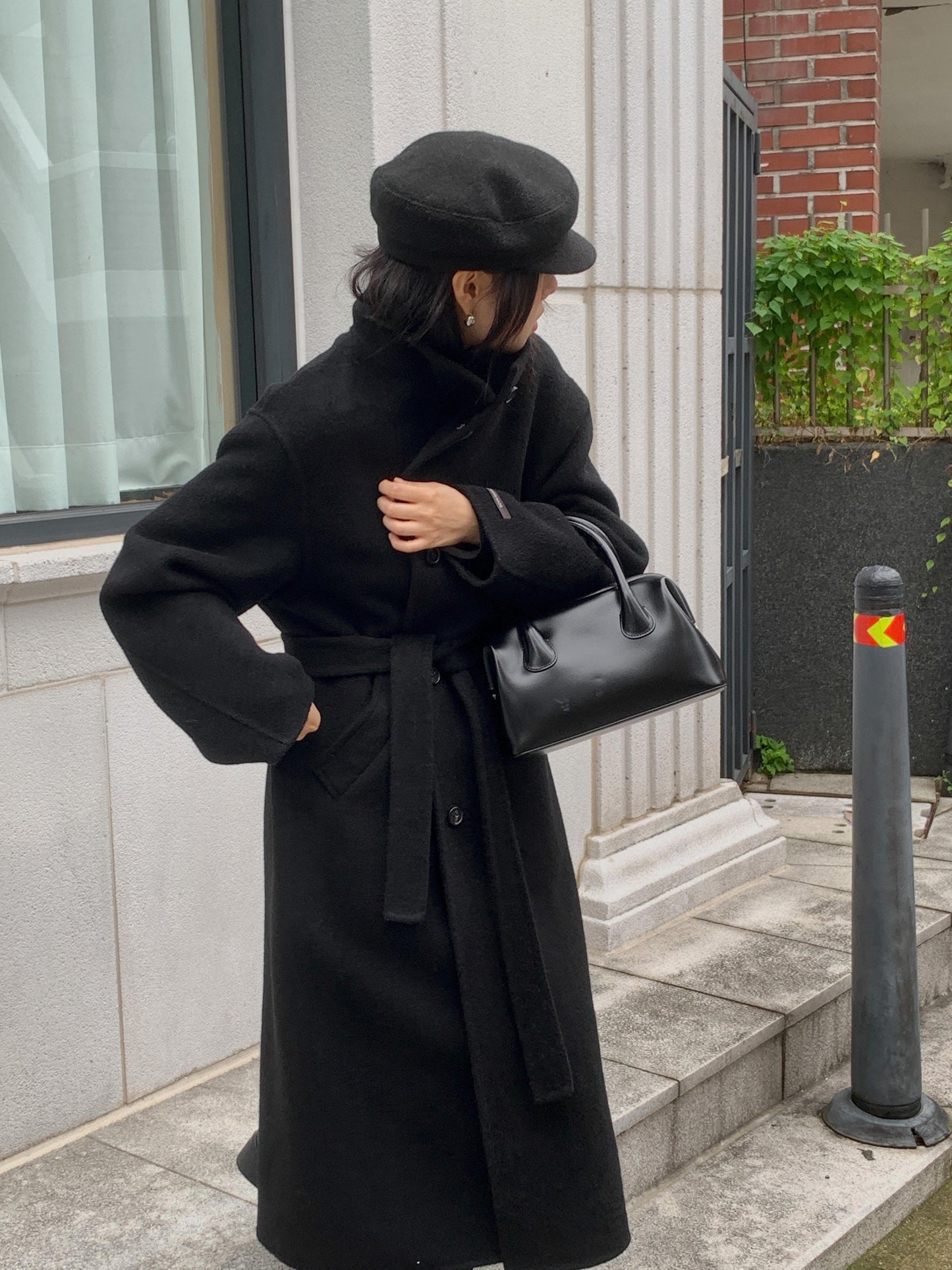 [PRE-ORDER] RUE HIGH NECK ALPACA BLEND HANDMADE COAT