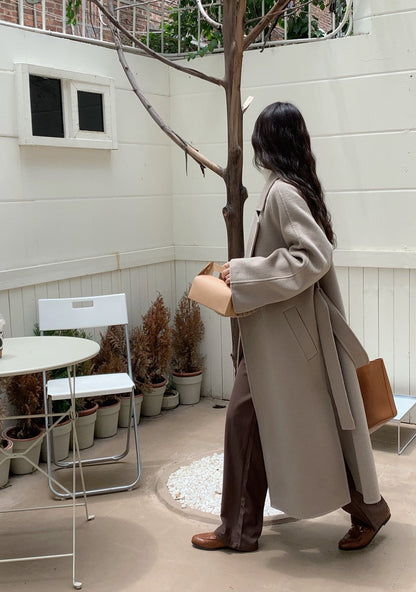 [PRE-ORDER] LUMIÈRE HANDMADE WOOL COAT