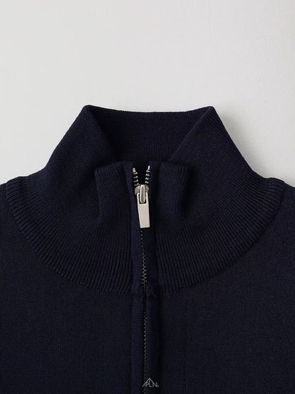 [PRE-ORDER]  AUTUMN RELAXED QUARTER-ZIP KNIT
