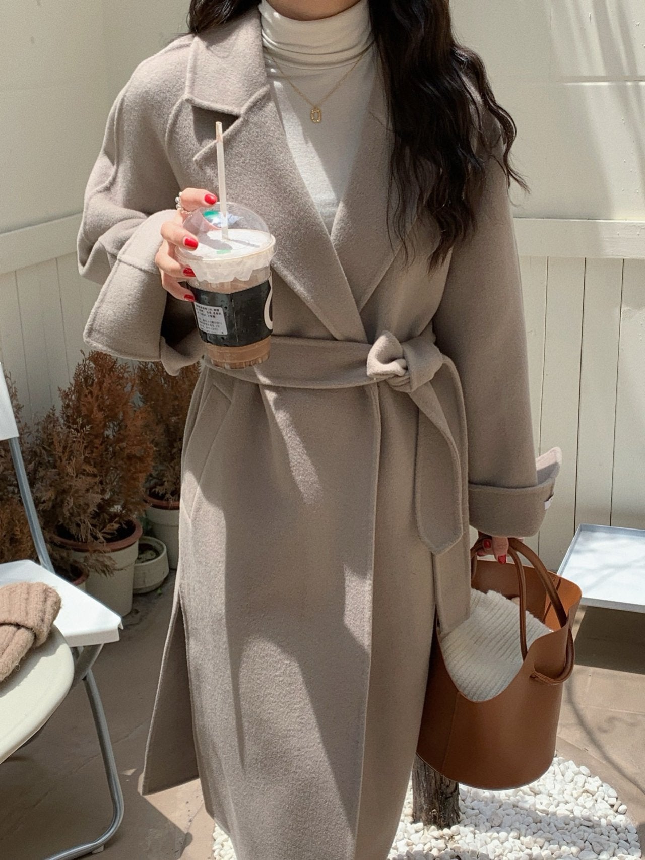 [PRE-ORDER] LUMIÈRE HANDMADE WOOL COAT
